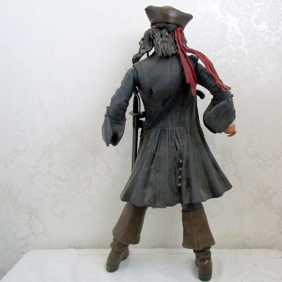CAPT JACK SPARROW PIRATE JOHNNY DEPP TALKING 18" FIGURE PIRATES of the CARIBBEAN - Picture 11 of 14